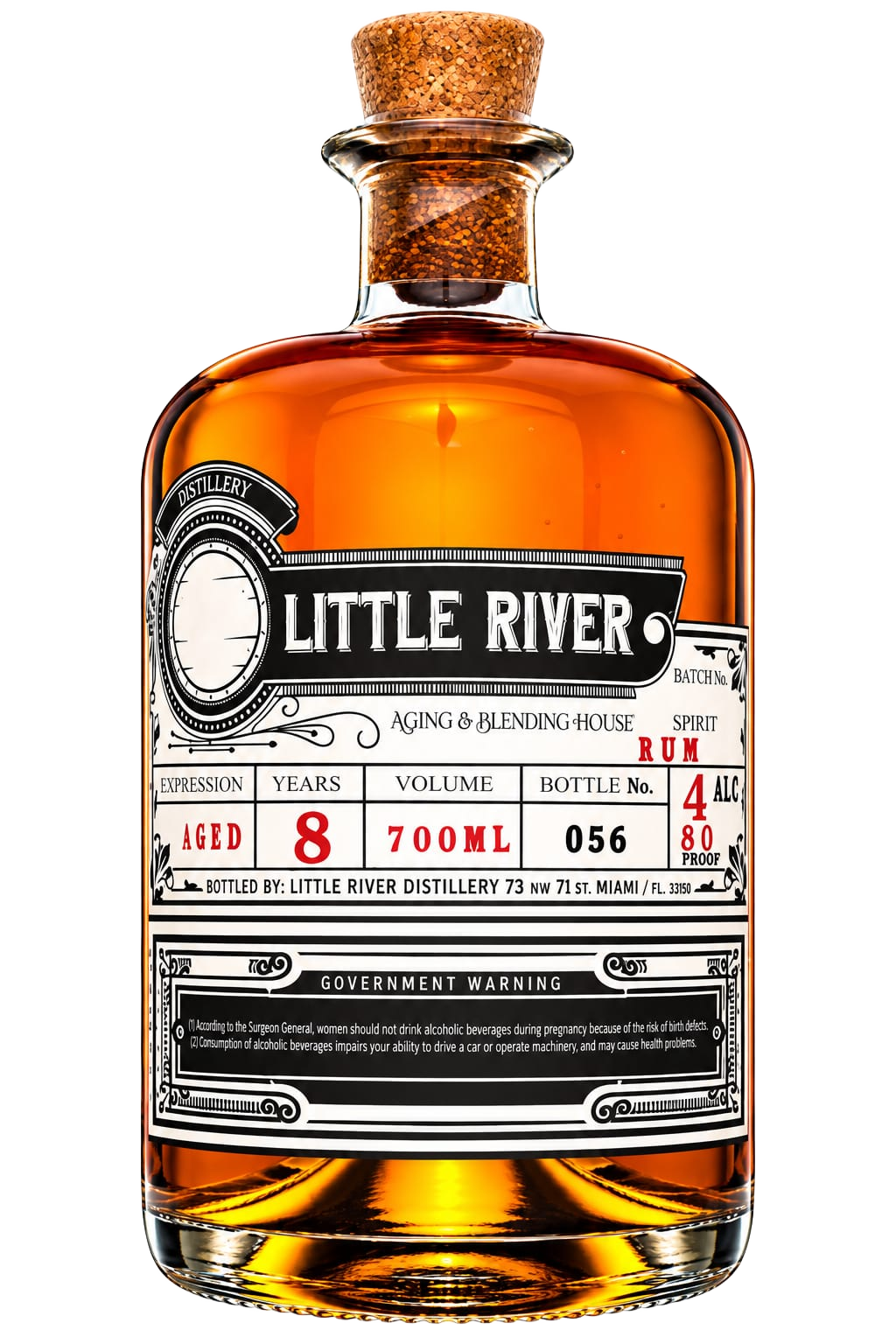 8-Year Aged Rum bottle